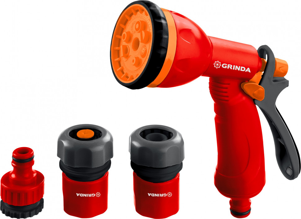Пистолет распылитель 8 режимов GRINDA GS-12
