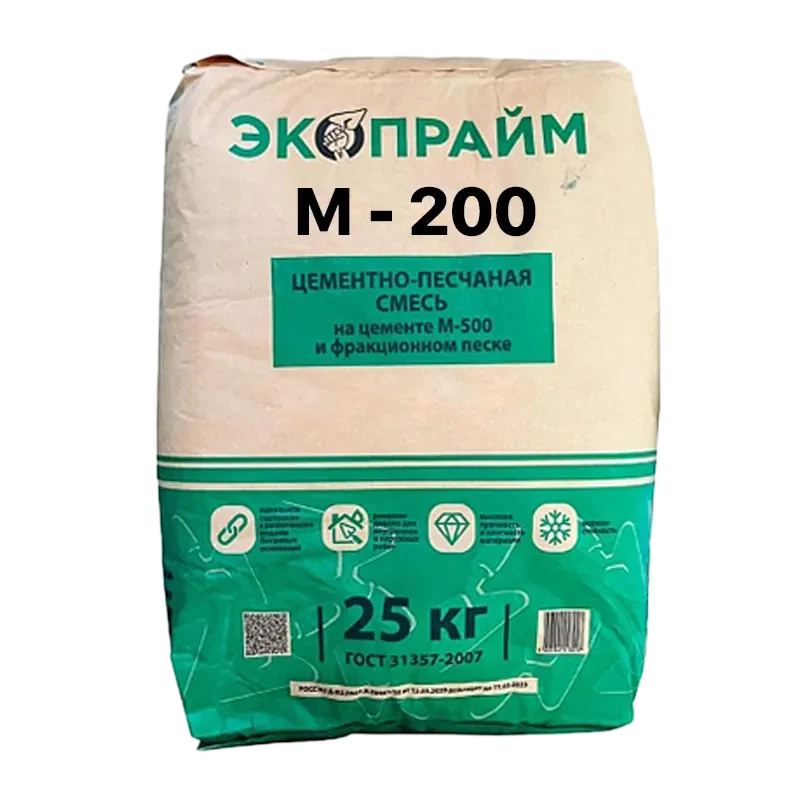 Цементно-песчаная смесь Экопрайм