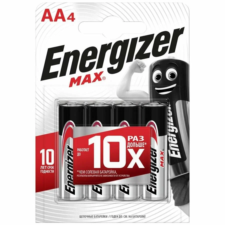 Батарейка AA Energizer LR6 MAX BP4