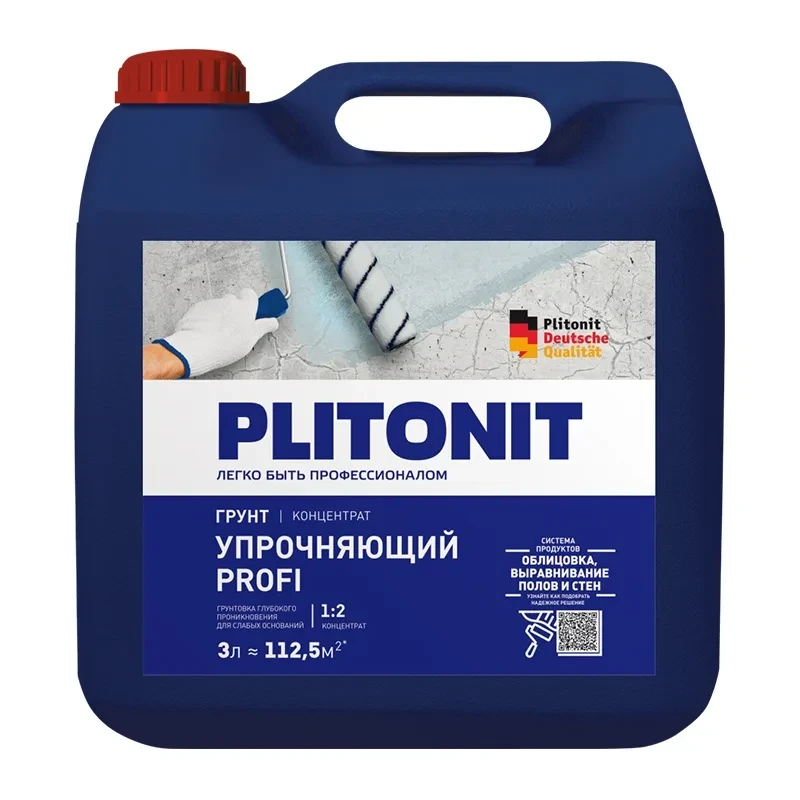 Грунт упрочняющий PROFI 3л ПЛИТОНИТ