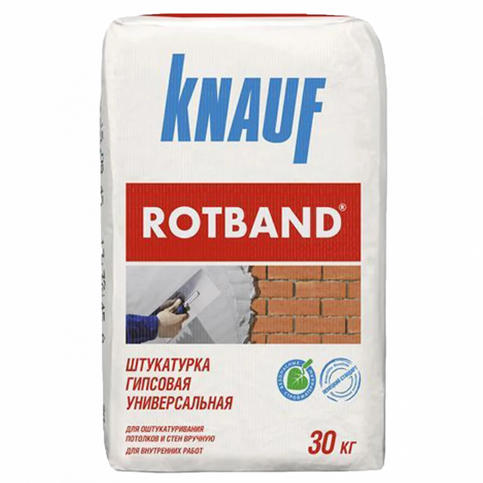 Штукатурка гипсовая Knauf ROTBAND 